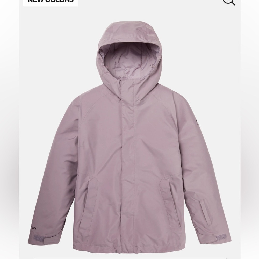 Women's Burton Powline GORE‑TEX 2L Insulated Jacket - SMALL, ELDERBERRY COLOR.